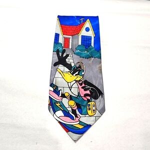 Picasso VintagevWarner Bros. Daffy Duck Tie